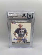 Terry Bradshaw Signed 1990 Pro Set #14 Super Bowl MVP Beckett Grade 10 Auto L2