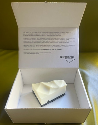 Seifenoper Hamburg Stückseife Weiß   Stückseife in Geschenkbox