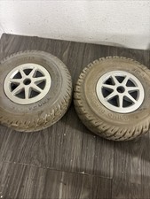 Jazzy Select Electric Wheelchair Pair Durotrap Drive Wheels 10"x3" 3.00-4 AB4