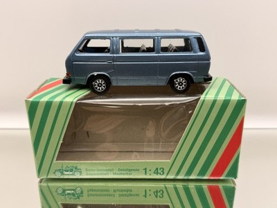 SCHABAK 1040/41 VW VOLKSWAGEN T3 CARAVELLE SYNCRO -BLUE MET. 1:43- GOOD IN BOX
