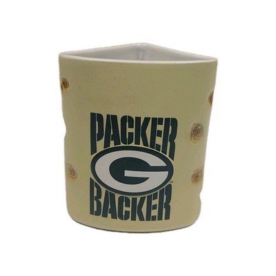 Green Bay Packers BIG Packer Backer Cheese Themed 32 Oz Mug Stein
