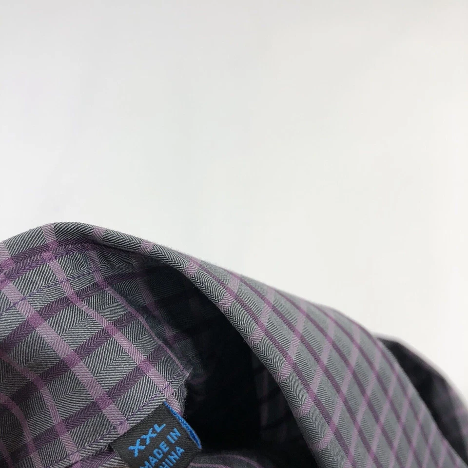 Camisa de vestir Zachary Prell 2XL para hombre con botones delanteros manga larga COMO NUEVA Foto 3 de 4