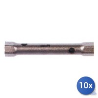 10X Maurer DoppelrohrschlüSsel Aus Verchromtem Stahl 6X7 Mm