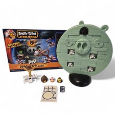 Jenga Angry Birds Star Wars Juego Estrella de la Muerte con Chewbacca 2012 Hasbro **COMPLETO**