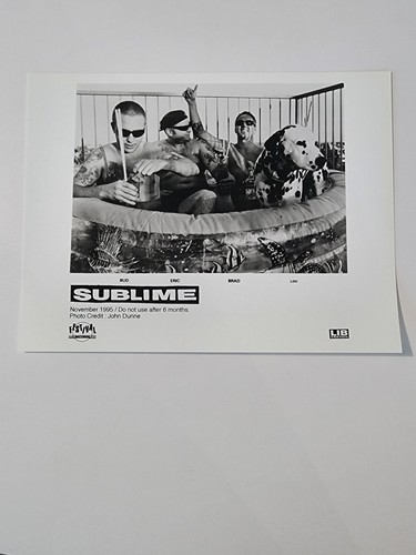 Rare Sublime Australian Press Kit Bradley Nowell Liberation Records Skunk - Picture 2 of 5