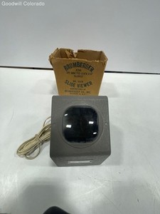 Brumberger Slide Viewer 35mm Model 12E Gray Metal Electric Plug In Brooklyn Not