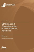 Obtaining And Characterization Of New Materials, Volume III | Buch | Englisch