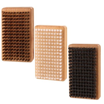 lasuroa Snowboard Wax Brush Kit, 3pcs, Medium, White, Brown, Black