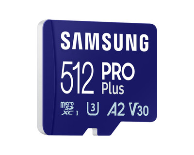 SAMSUNG PRO Plus microSDXC  UHS-I Speicherkarte 512 GB mit USB-Kartenleser