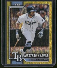 2026 Topps #326 Jonathan Aranda Yellow Holo Foil #41/399