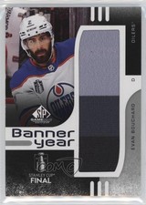 2024 Upper Deck SP Game Used Stanley Cup Finals Banner Year Relics Evan Bouchard