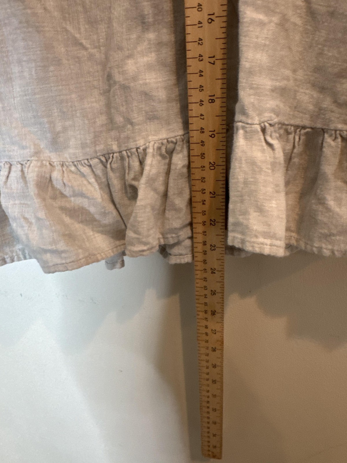 Zara Basic Blouse Womens Medium Beige Embroidered… - image 4