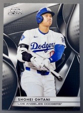 Shohei Ohtani 2025 Topps Chrome Black Base 50 Dodgers