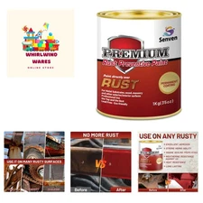 Rust Control Paint Red Anti Rust Permanently Preventive Coating Epoxy Metal P...