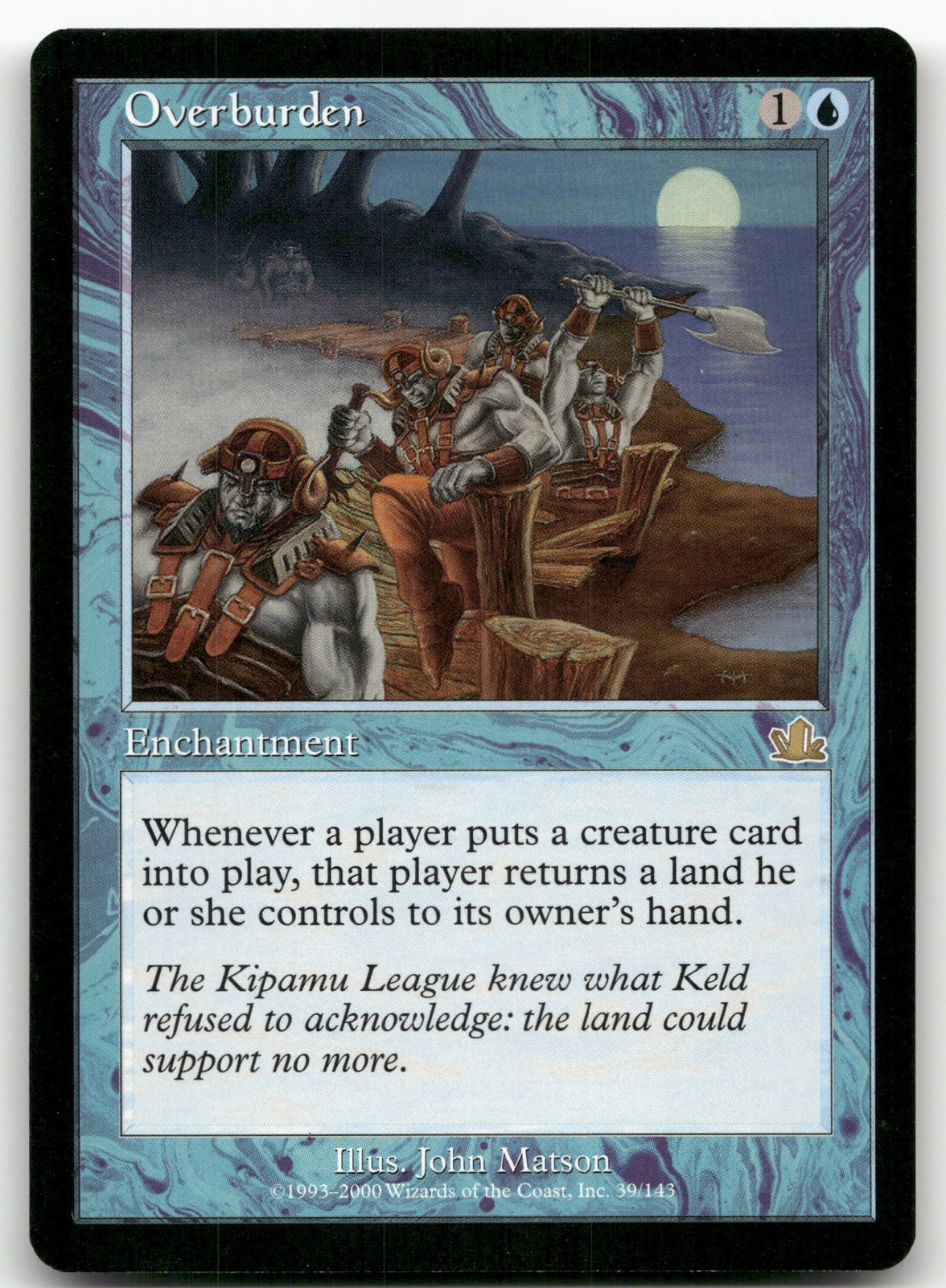 Overburden #39 (NM) Prophecy PCY Magic MTG