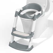 COOSEYA Potty Training Toilet with Step Stool Ladder, Toddler Kids Potty Trainin