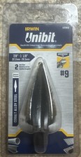 Irwin 10239CB #9 Unibit Step Drill Bit, 7/8 -...
