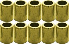 Brass Ferrule for Air and Water Hose 7327 1/4" ID/.625 ID/1.000 L/.437 P 10-Pack