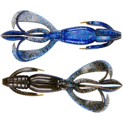 Keitech Crazy Flapper Soft Creature Bait - 3.6'' (7 Pack) - Okeechobee Craw