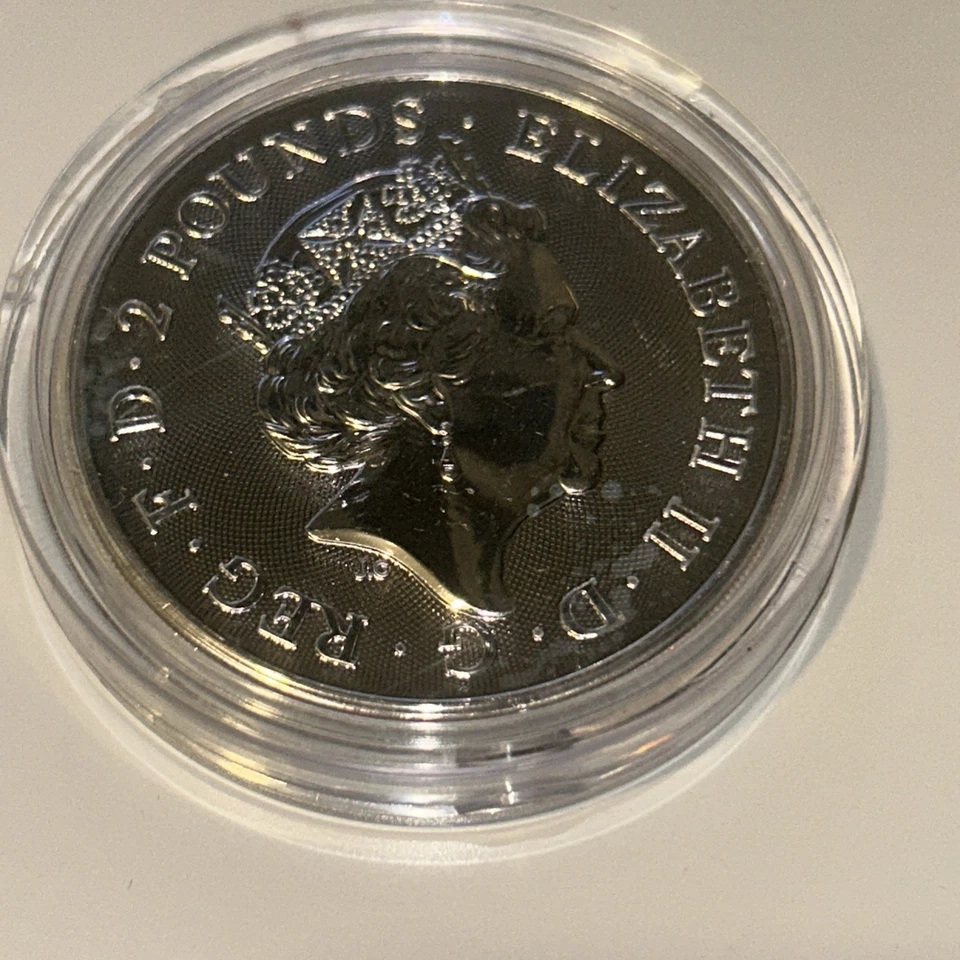 RM 2021 Robin Hood 1oz 999 Silver Coin Excellent Condition In Capsule - Image 2 of 2