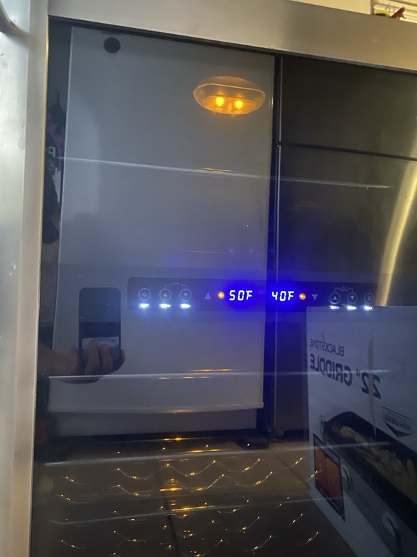 Magic Chef MCWC44DZ 44 Bottle Dual Zone Wine Cooler, Digital Touch, LED