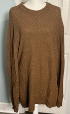 Benson Brown Oversized Sweater Dress, Alpaca/Polyamide, Knit, XL