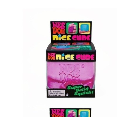 !! PINK !! Viral NeeDoh Nice Cube - Super Solid Squish! AUTHENTIC - Original sz