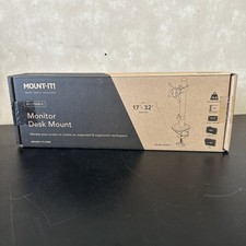 Mount-It Single Monitor Desk Mount   Computer Screen Stand MI-1706BLK