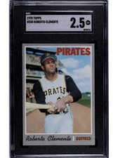 1970 Topps Baseball - Roberto Clemente #350 Pirates SGC 2.5 *SHARPER THA...