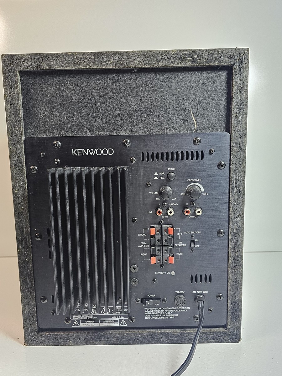Kenwood SW-22HT Powered Subwoofer Home Theater System Tested High