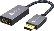 IVANKY Active DisplayPort to HDMI Adapter 4K@60Hz, Uni-Directional DP 1.2 to HDM