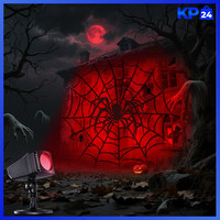 Halloween Projektor 3D Dynamisch Wasserdicht LED Mit Timer Spinnennetz Spinne