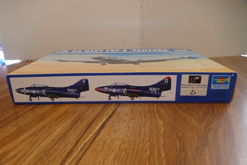 Trumpeter 1/48 US Navy F9F-2 Panther Model Kit #02832 - NEW - Afbeelding 7 van 10