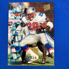 Curtis Martin 1995 Fleer Ultra Rookie Card #447 NFL New England Patriots. rookie card picture