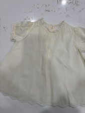 Vintage 1950's Yellow Infant Dress