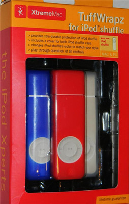Xtreme Tuff WRAPS for Apple iPOD SHUFFLE 3 Covers Skin Protectors Red White Blue
