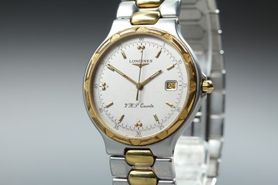 [Fast neuwertig] Longines Conquest VHP L1.613.3 Champagner Quarz Herrenuhr JAPAN