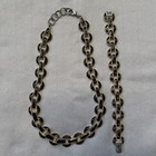 Necklace and Bracelet Set Tortoise Shell Pattern  — photo 2