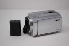 Sony Handycam DCR-SR68 Silver Video Digital Camcorder 60x Zoom 80GB HDD Tested