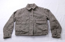 A New Day Women's Collared Textured Houndstooth Jacket JT8 Multi Size XS NWT
