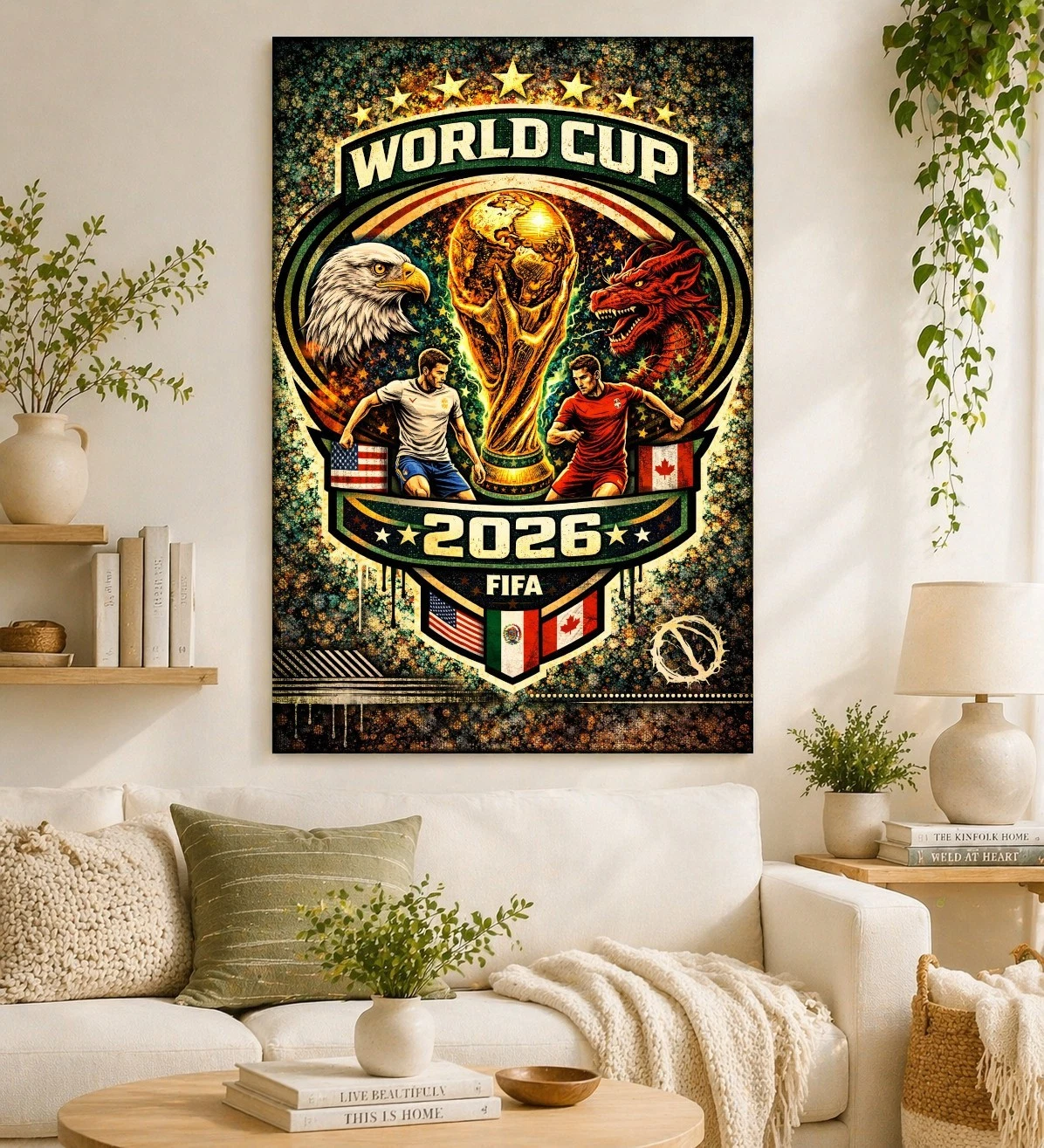 FIFA World Cup 2026 Vertical Poster