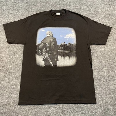 NWOT Y2K B.B. King Guitar Blues Music Tour Shirt Large 21x31 Black
