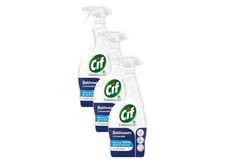 Cif Power & Shine Bathroom Cleaner 700ml x3 Powerful Spray Limescale Remover 5.54 per litre