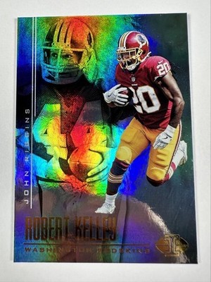 2017 Panini Illusions 12 John Riggins Robert Kelley Foil Redskins Commander Card