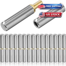 15Pack 4" Heavy Duty Weld on Bullet Hinges, Carbon Steel Barrel Hinges with Deta
