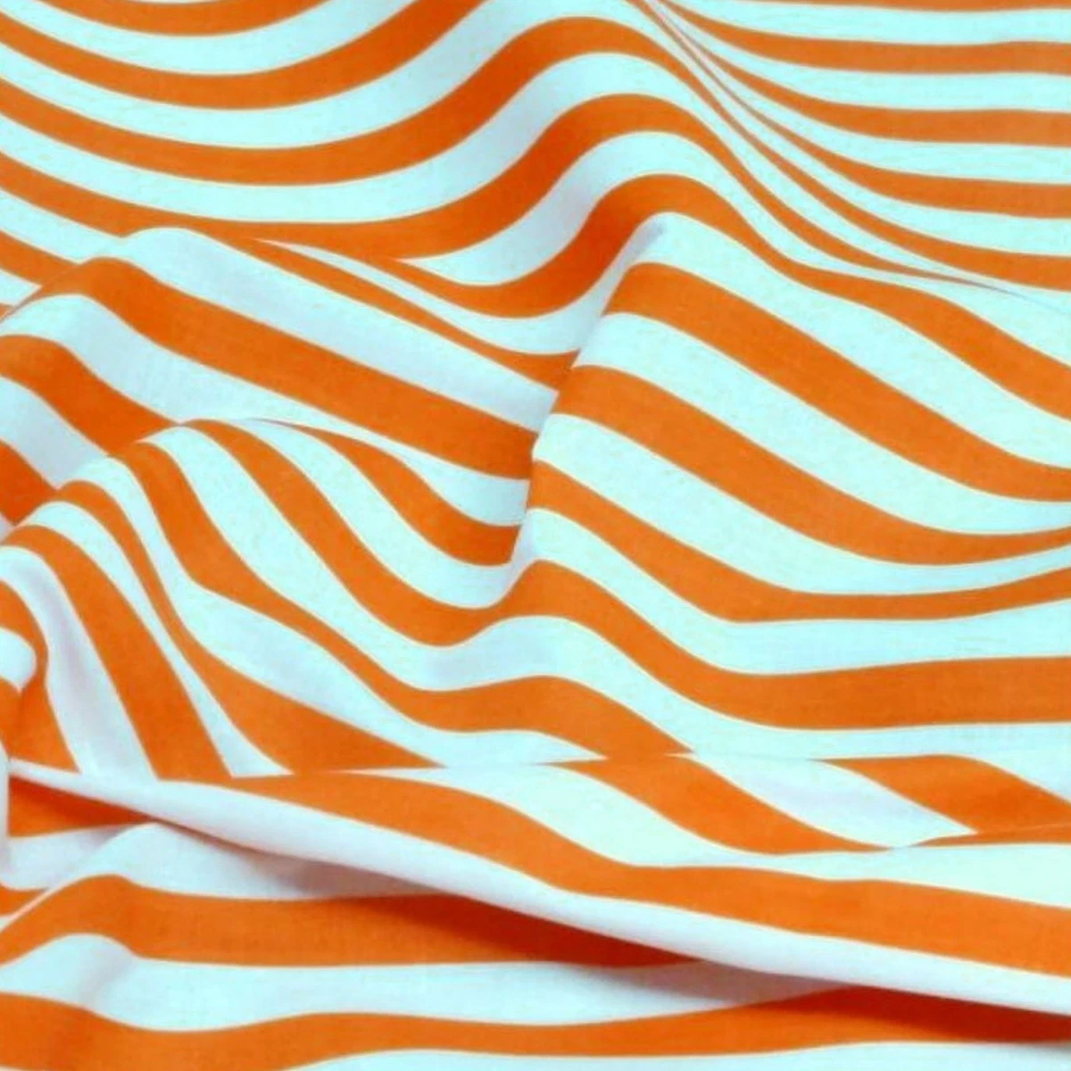 Candy Stripe Polycotton Fabric Striped Lines Material Craft 3mm Per