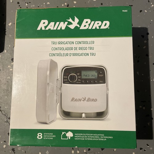New Rainbird TRU80 8 Station Sprinkler Controller Indoor/Outdoor Wifi Irrigation