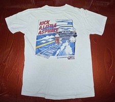 T-shirt vintage anni 90 Volk s wgn GTI Golf Pirelli Cartoon Art rara vintage M Auto