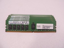 Lot of 7 Matched Samsung 16GB 1Rx4 PC4-2400T DDR4 ECC REG Server RAM Memory