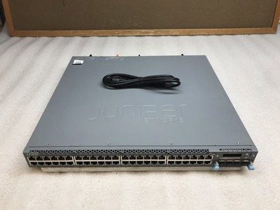 Juniper EX4300-48T 48 Port 1G 4 QSFP 40G Dual PSU w/EX-UM-4X4SFP